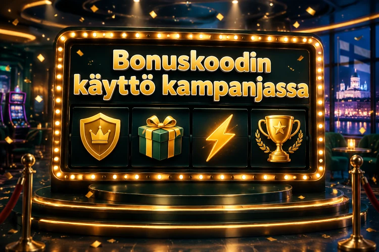 Bonuskoodin käyttö kampanjassa